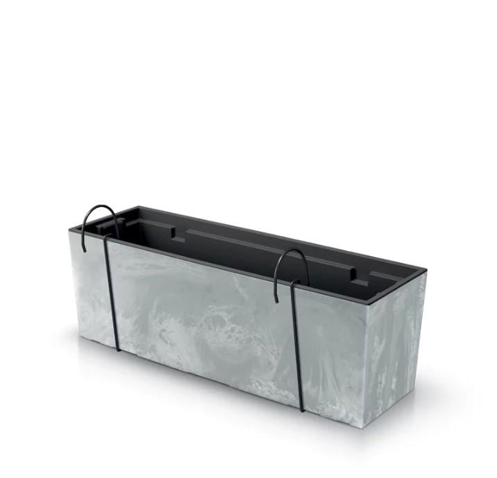 Балконний ящик Prosperplast підвісний Urbi Case Beton Effect 60 см Бетон (DUC600EW-422U)