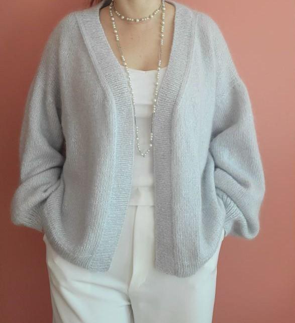 Кардиган Lilit 56789 мохеровый Голубой (56791) Кардиган Lilit 56789 мохеровый Голубой (56791)