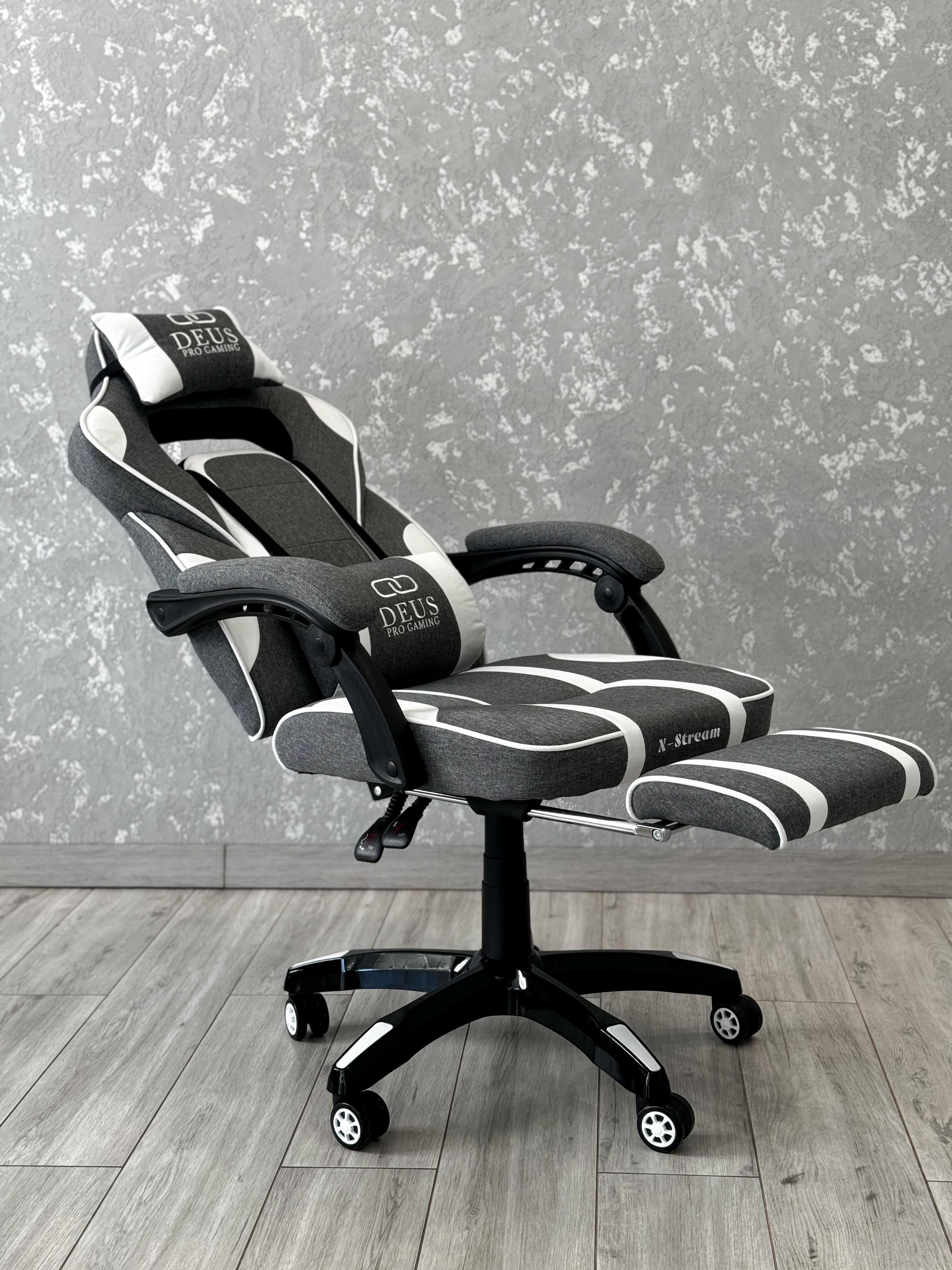 Крісло ігрове Deus T14 Сірий/Білий - фото 12