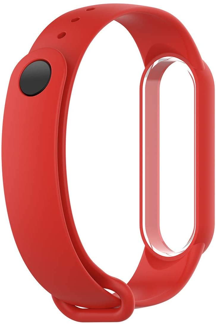 Ремінець силіконовий BeWatch для Xiaomi Mi Band 5/6 Червоний (1540603) - фото 6