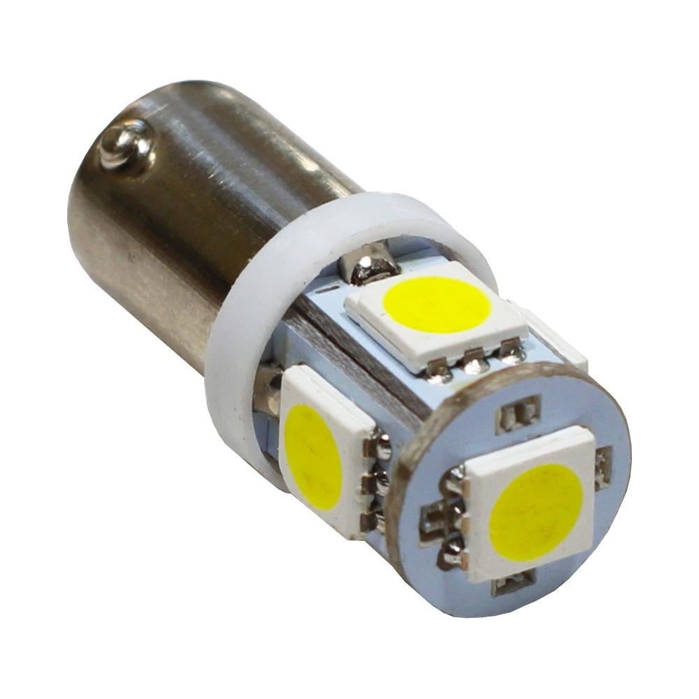 Лампа світлодіодна T4W 5SMD 5050 12V Білий (231)