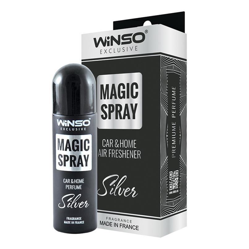 Ароматизатор воздуха в индивид. упак.WINSO Magic Spray Exclusive 30мл - SILVER