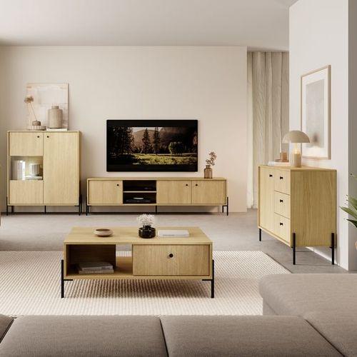 Тумба под ТВ Modern Furniture в скандинавском стиле 207х53,4х39,5 см (5525) - фото 4