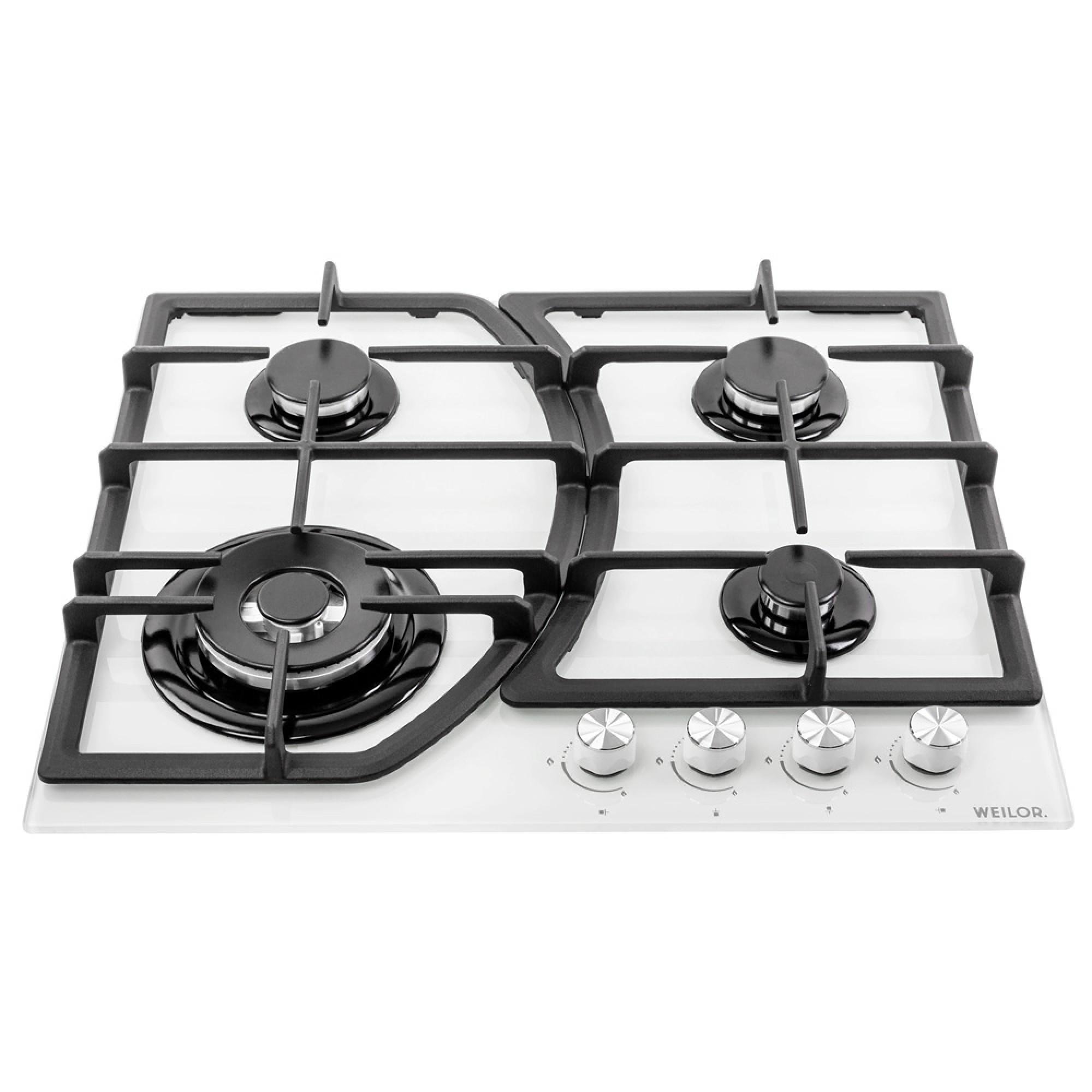 Варочная поверхность газовая WEILOR GG W 644 WH - фото 2 Варочная поверхность газовая WEILOR GG W 644 WH - фото 2