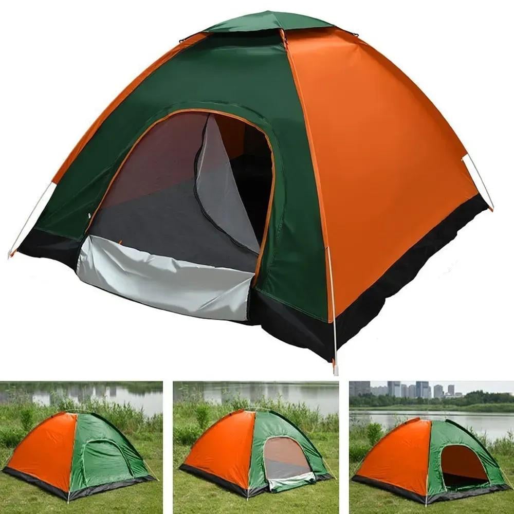 Палатка туристическая на 1 персону 200х100 см Зеленый - фото 3 Палатка туристическая на 1 персону 200х100 см Зеленый - фото 3