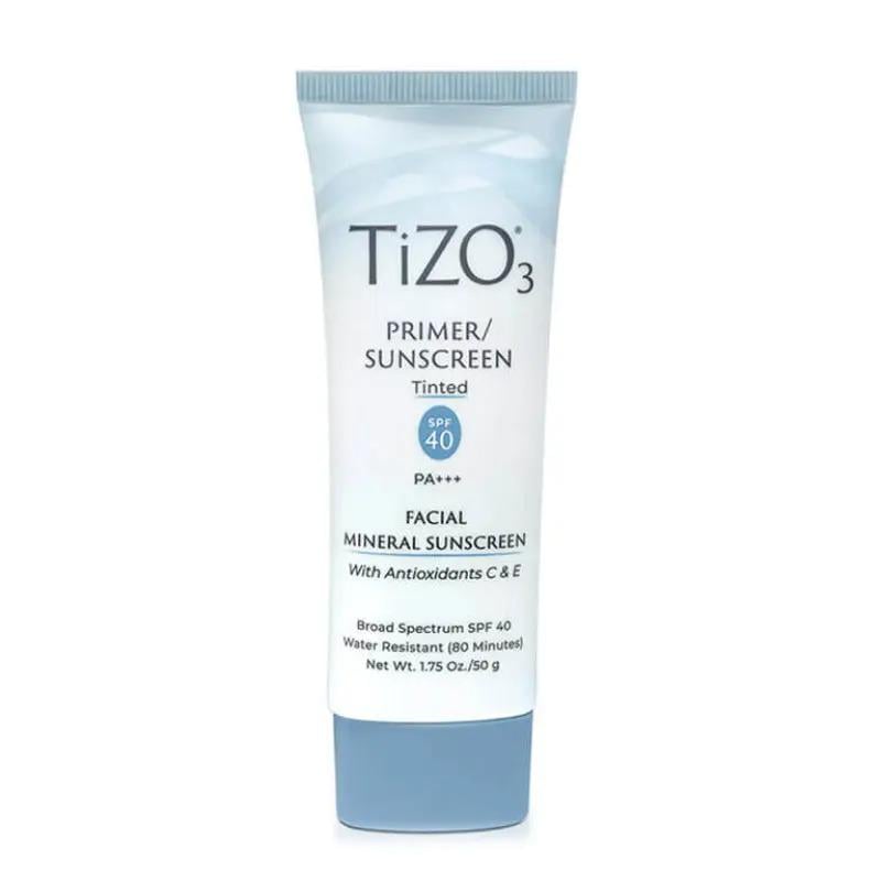 Крем/праймер минеральный солнцезащитный с оттенком TiZO 3 Facial Primer/Sunscreen Tinted SPF 40 50 г (26160641)