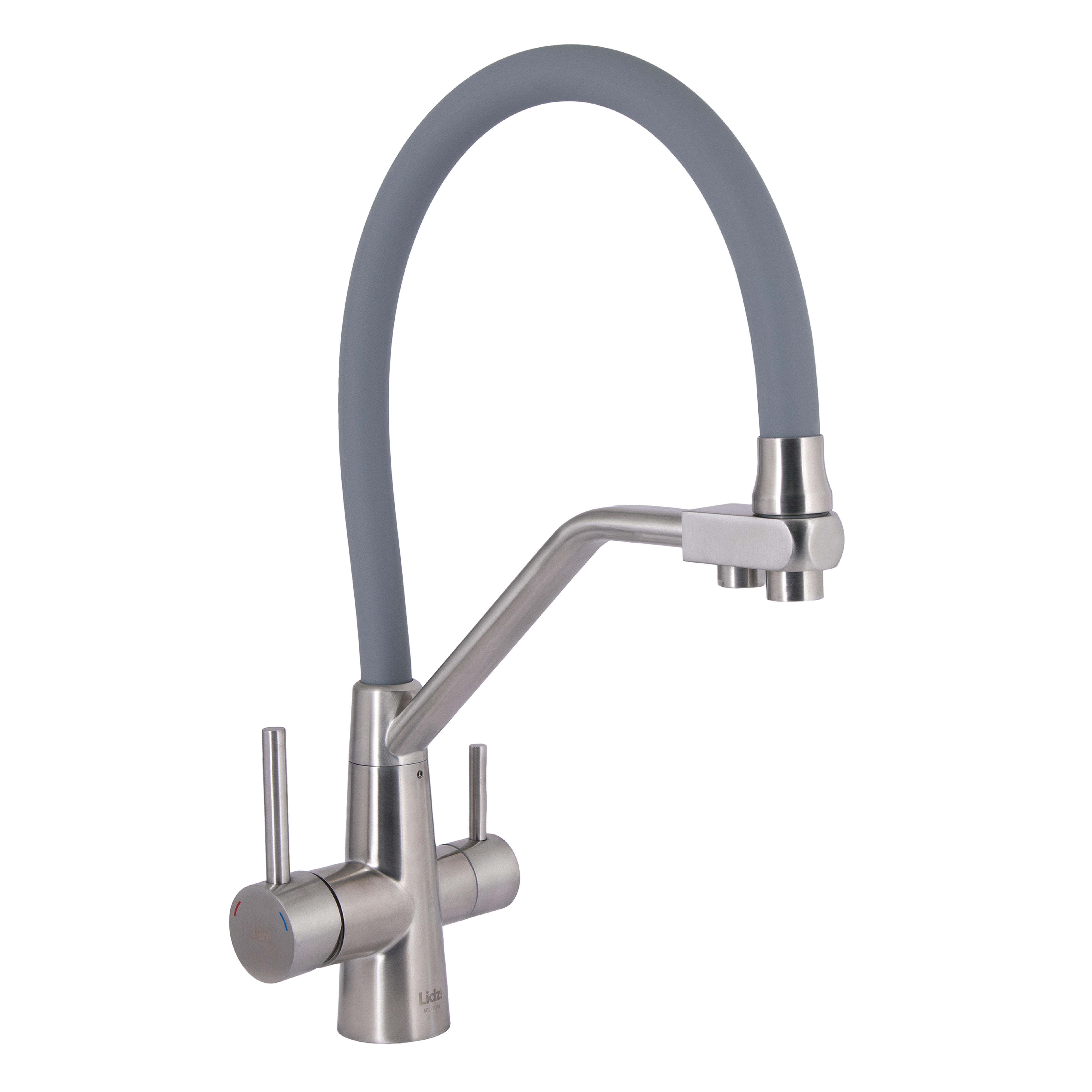Смеситель для кухни Lidz Aria 020F3 с гибким изливом/подключением для питьевой воды k35 LDARI020F3GNK39211 GNK (SD00045315)