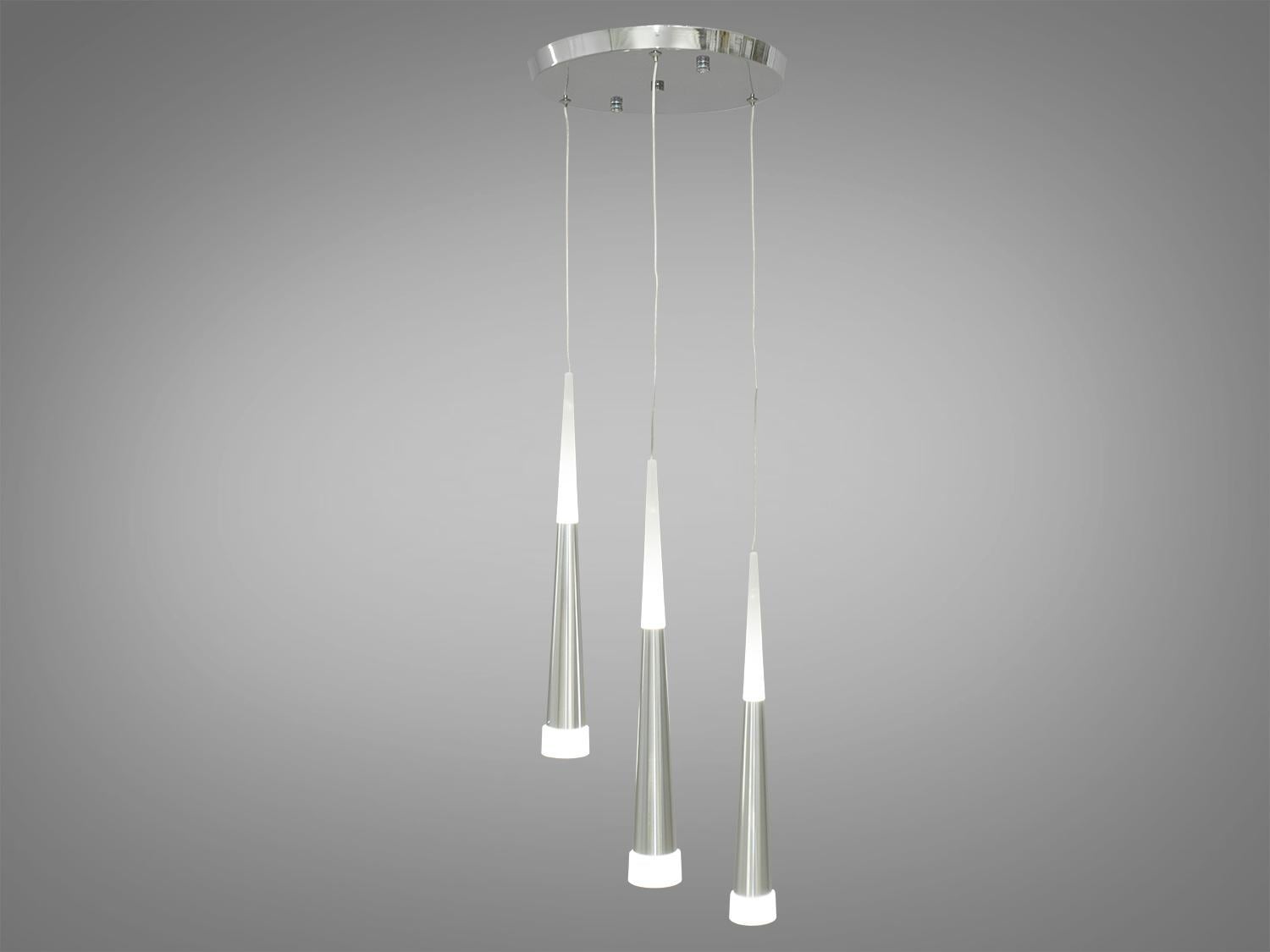 Люстра современная светодиодная Diasha 3002/3SV 14W Хром