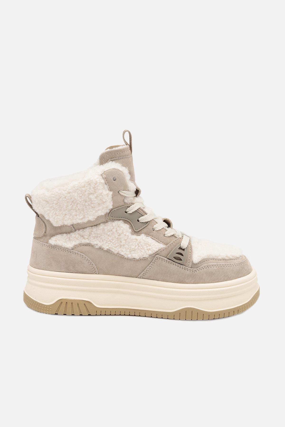 Кеды женские на платформе ЦБ-00251154 р. 40 Серый (SKT000995887) - фото 2 Кеды женские на платформе ЦБ-00251154 р. 40 Серый (SKT000995887) - фото 2