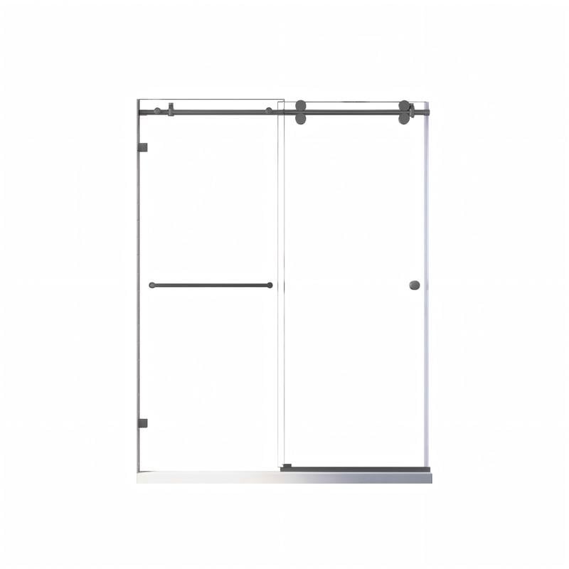 Дверь в нишу Koer SR SD06-140x220-TR-07 прозрачное стекло Easy Clean 8 мм Графитовый (KR5369) - фото 7 Дверь в нишу Koer SR SD06-140x220-TR-07 прозрачное стекло Easy Clean 8 мм Графитовый (KR5369) - фото 7