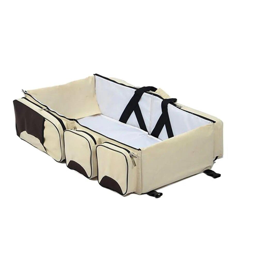 Сумка-органайзер на коляску Baby Bag Travel Bed 74х35 см (1010238-Beige)