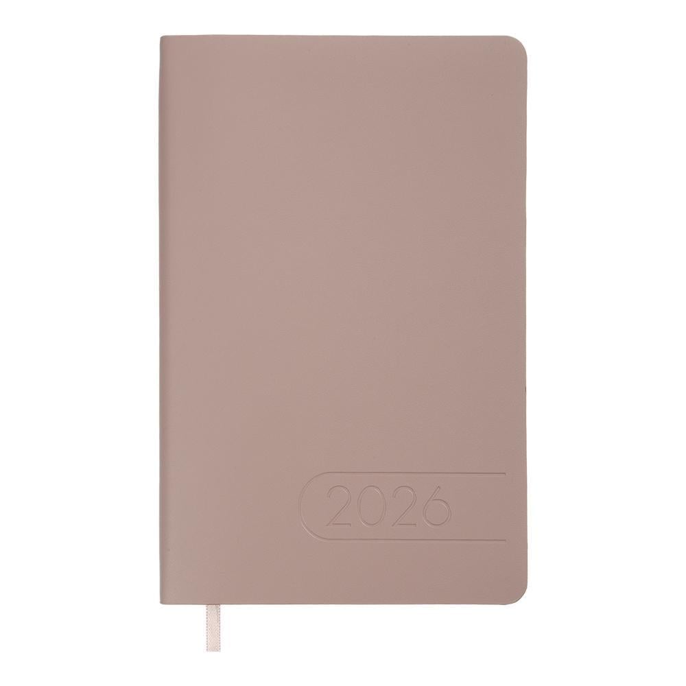 Еженедельник датирован 2026 Buromax Light Morandi A5 136 стр. Какао (BM.2712-40)