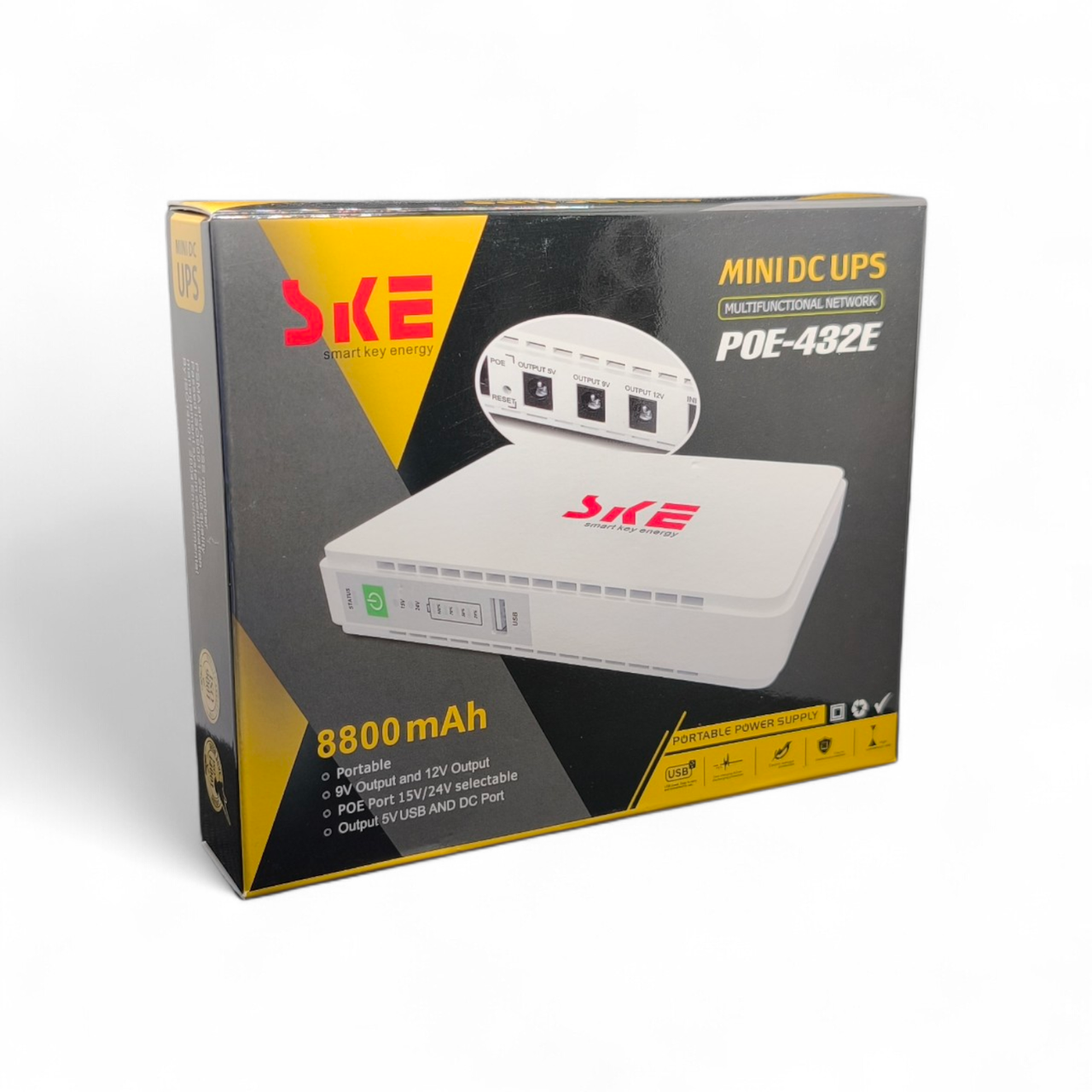 Источник бесперебойного питания POE-432E 17W для роутера и GPON