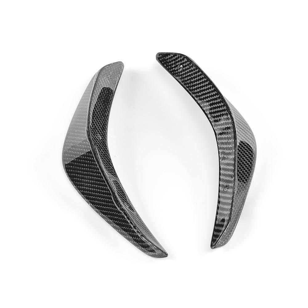 Накладки на бампер передний DDCarbon для CLA45 AMG SD Mercedes CLA C117 2013-2019 гг. натуральный карбон (147963)
