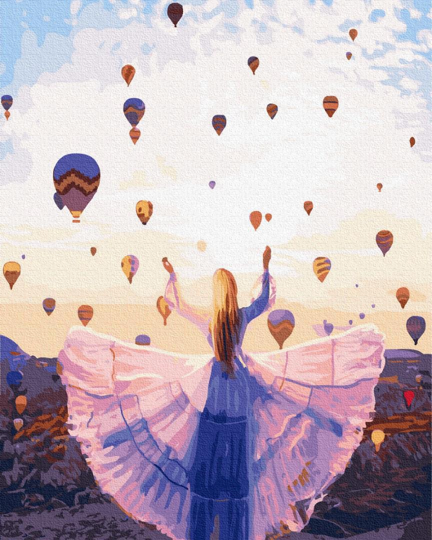 Картина по номерам Brushme Волшебные шары Каппадокии 40х50 см (BK-GX32639) Картина по номерам Brushme Волшебные шары Каппадокии 40х50 см (BK-GX32639)