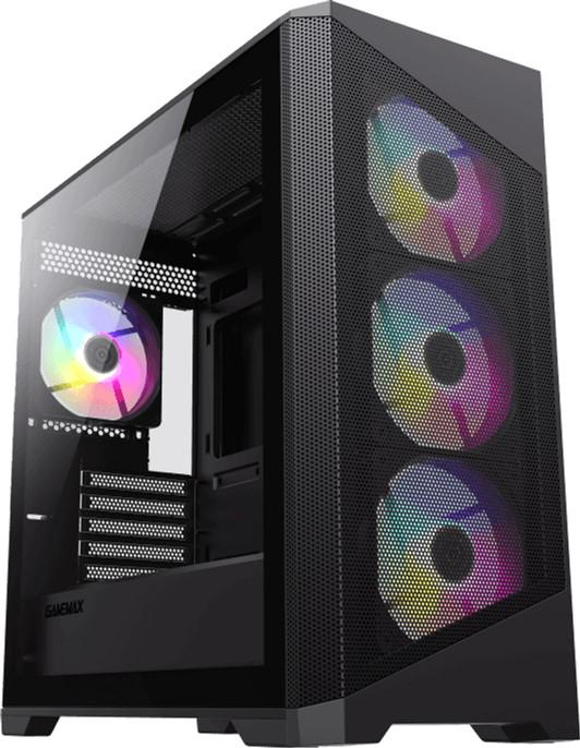 Корпус компьютерный GameMax Destroyer MB MicroATX Mini-ITX поддержка водяного охлаждения без блока питания (Destroyer MB)