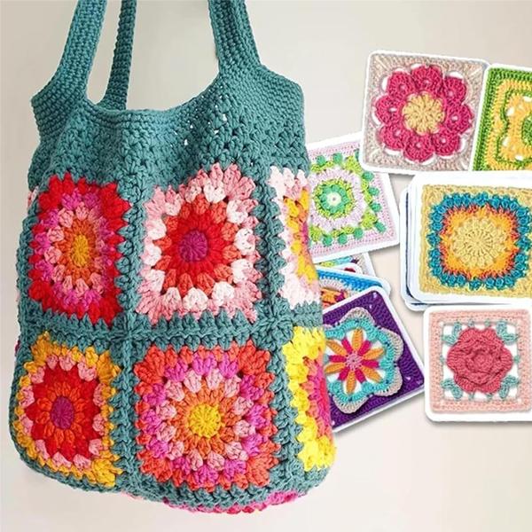 Схемы вязания крючком в технике Granny Square 50 шаблонов (AN00343) - фото 11 Схемы вязания крючком в технике Granny Square 50 шаблонов (AN00343) - фото 11