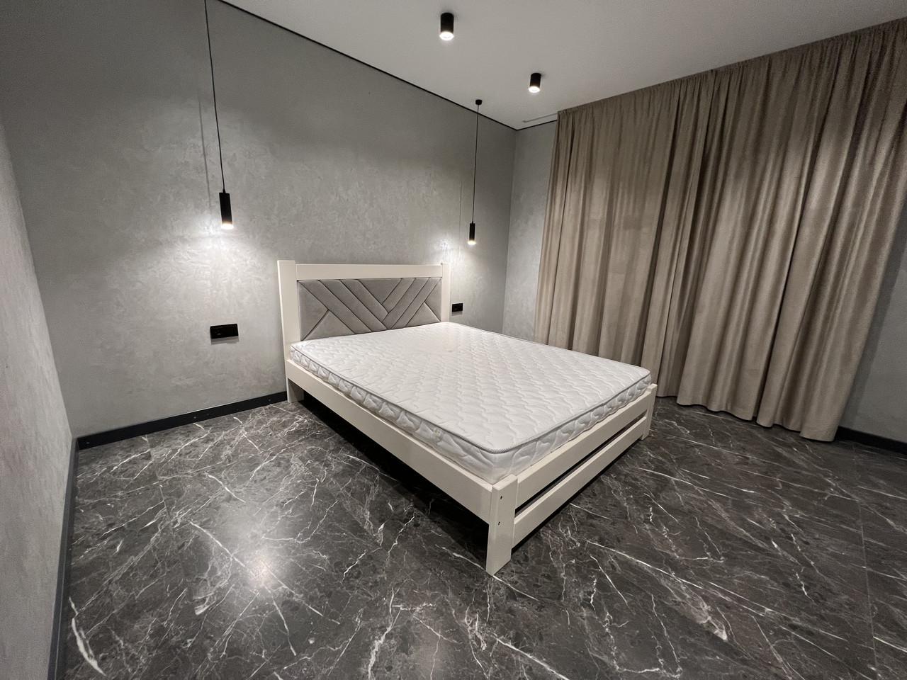 Кровать деревянная с мягким изголовьем 180x200 см (2448965249) - фото 1 Кровать деревянная с мягким изголовьем 180x200 см (2448965249) - фото 1