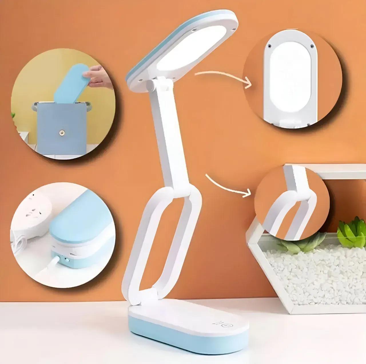 Настільна LED-лампа Valeso зі складним корпусом 3000/4000/6000К IP20 1964 9/7W BLUE Блакитний (28687302) - фото 4 Настільна LED-лампа Valeso зі складним корпусом 3000/4000/6000К IP20 1964 9/7W BLUE Блакитний (28687302) - фото 4