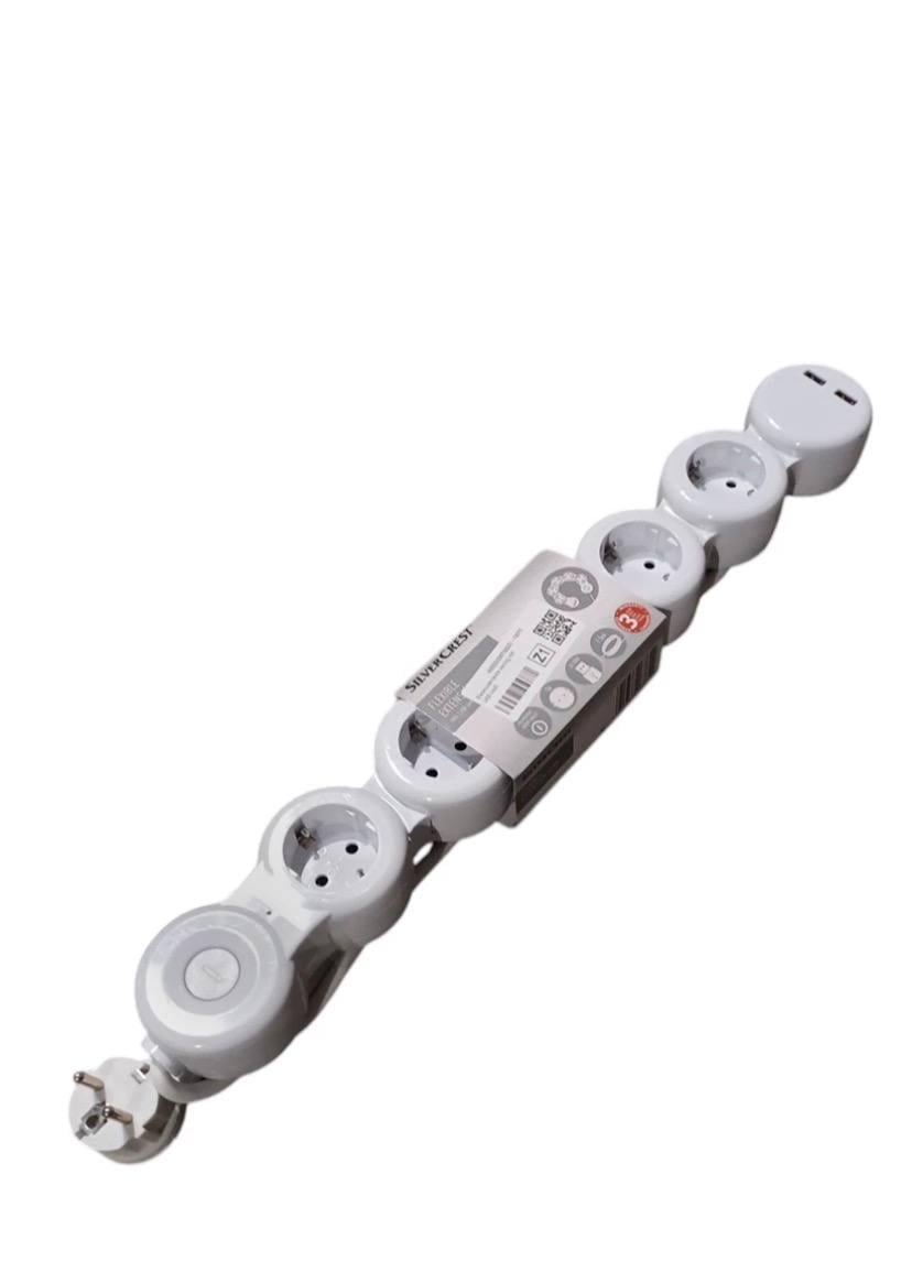 Удлинитель сетевой SilverCrest с USB и выключателем - фото 3