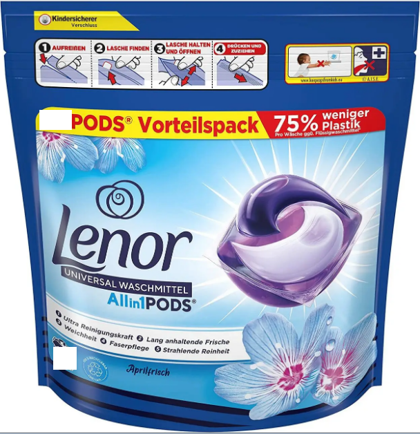 Капсули для прання Lenor ароматизовані (8001090749314)