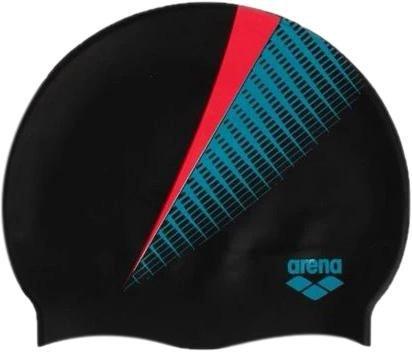 Шапочка для плавания Arena PRINT 2 Темно-синий/Голубой/Красный (OSFM1E368-225)