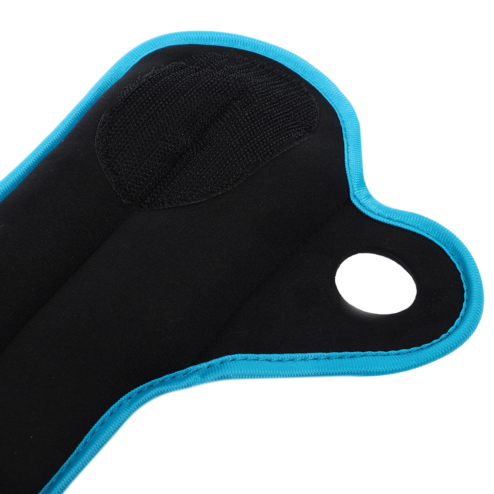 Обтяжувачі-манжети для рук Zelart Pro 2х1 кг Темно-синій/Чорний (FI-4245-2_Черный-темно-синий) - фото 6