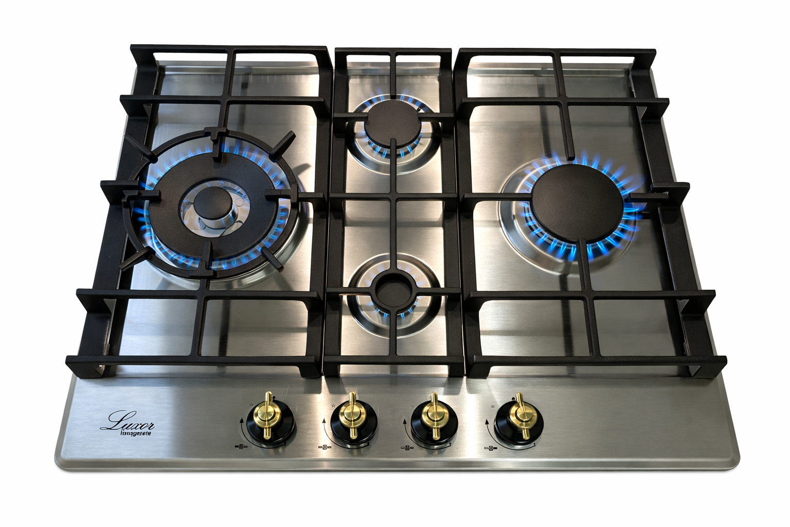 Варочная поверхность газовая Luxor Kupfer Bronze Turbo Wok Italy SS 60 Retro