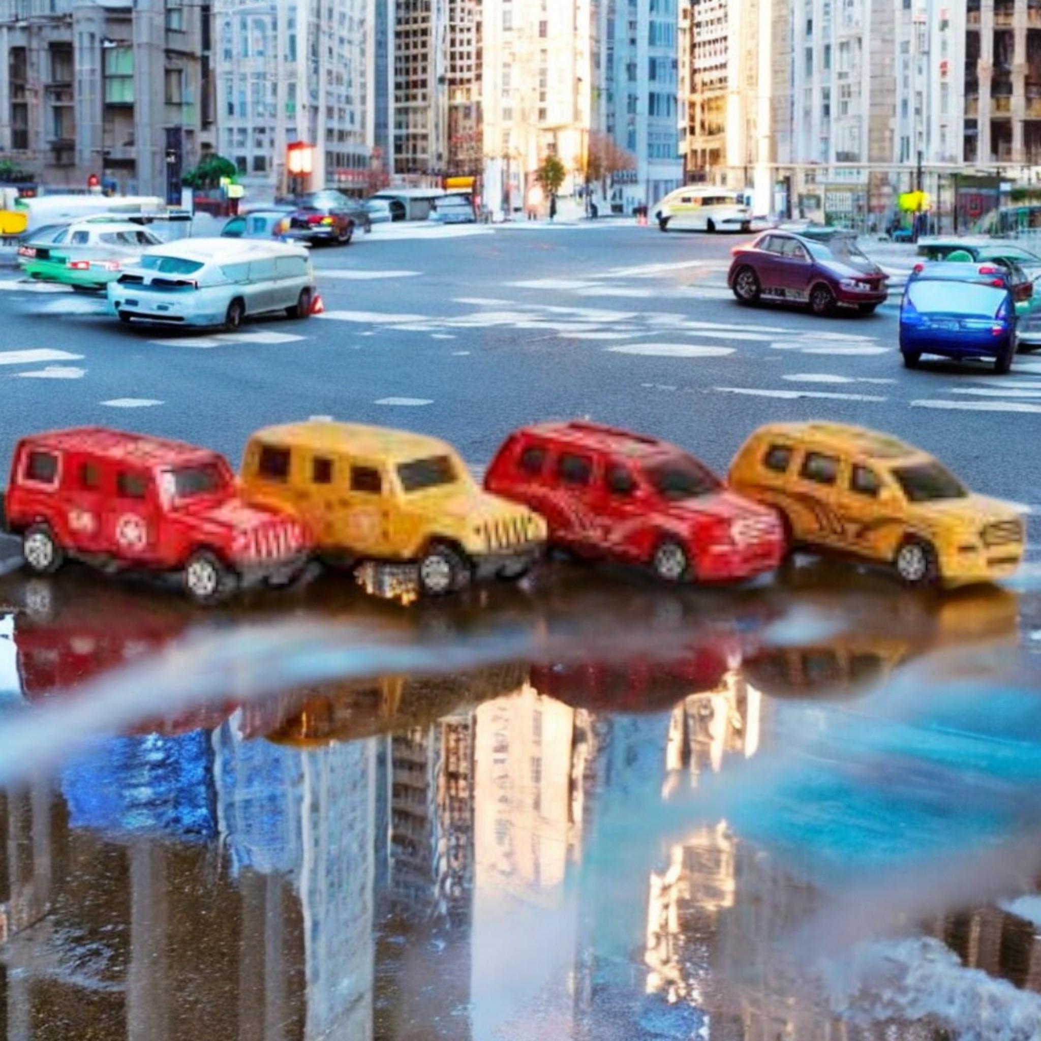 Паркинг TK Union Group 5 этажей автоматический электроподъемник 4 машинки аксессуары (G_9488A-2) - фото 4