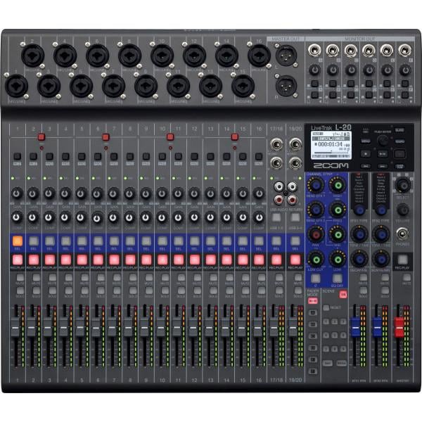 DJ-микшер Zoom LiveTrak L-20 - фото 2