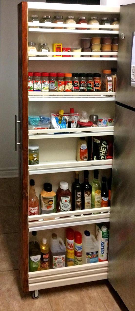 Стеллаж выдвижной из дерева Кариери Зефир-савоярди (ВПХ-00112015)