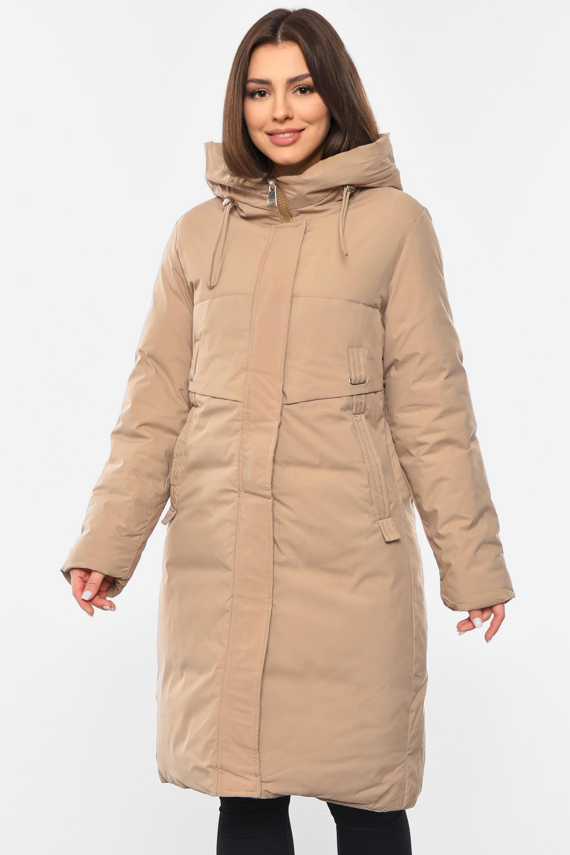 Куртка жіноча зимова 3XL Бежевий (193556)