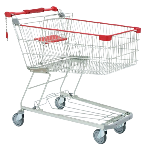 Тележка для супермаркетов металлическая 155 л