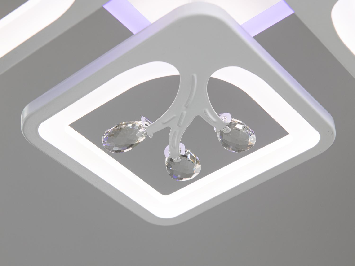 Люстра светодиодная 85W Белый (S8157/4WH LED 3color) - фото 5