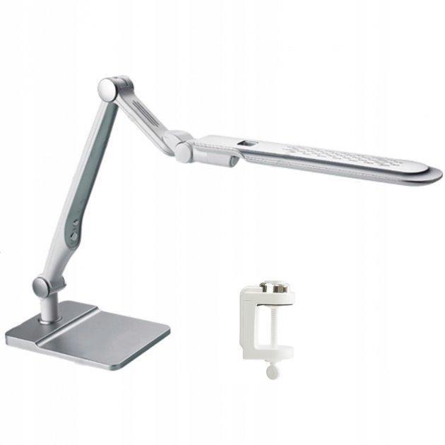 Лампа настільна світлодіодна Horoz Electric Ebru 10 W Сріблястий (54844) - фото 4