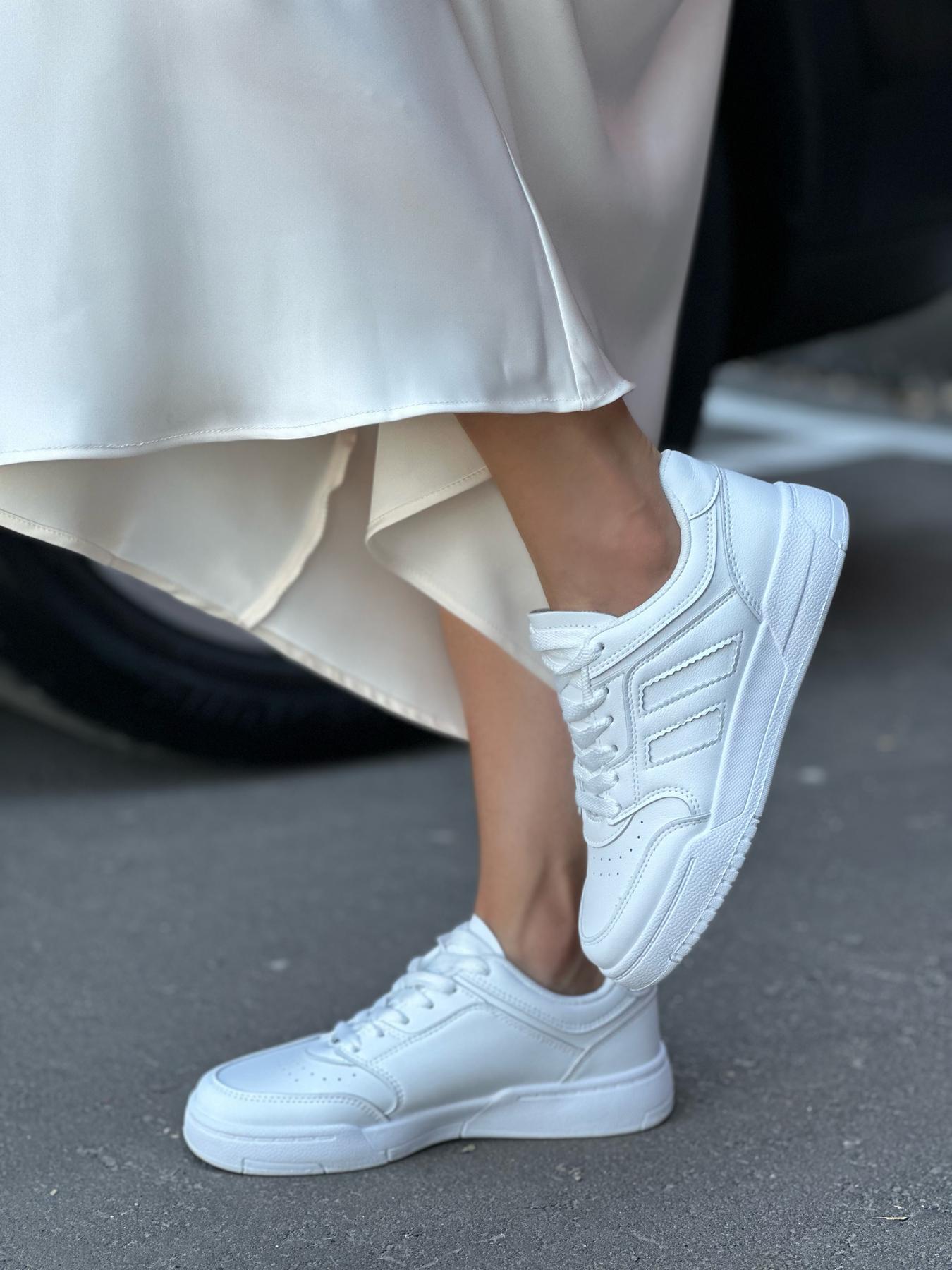 Кеды женские пресс-кожа р. 39 Белый (10381448) - фото 2 Кеды женские пресс-кожа р. 39 Белый (10381448) - фото 2