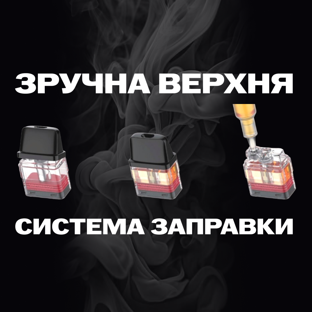 POD-система Vaporesso XROS MINI Pod Kit многоразовая 1000 mAh 2 мл Black (93d7e57a) - фото 5