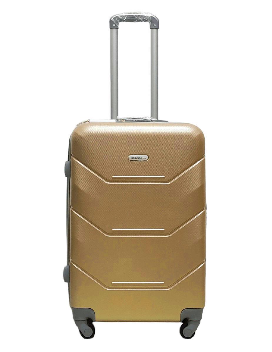 Чемодан пластиковый MILANO BAG 147 средняя Шампань (Mp00089) Чемодан пластиковый MILANO BAG 147 средняя Шампань (Mp00089)