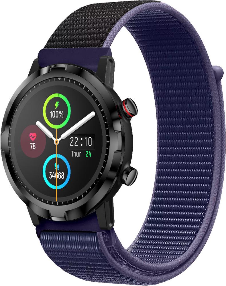 Ремешок нейлоновый Sport Loop для Haylou Smart Watch RT LS05S Midnight Blue (27345-4D) Ремешок нейлоновый Sport Loop для Haylou Smart Watch RT LS05S Midnight Blue (27345-4D)