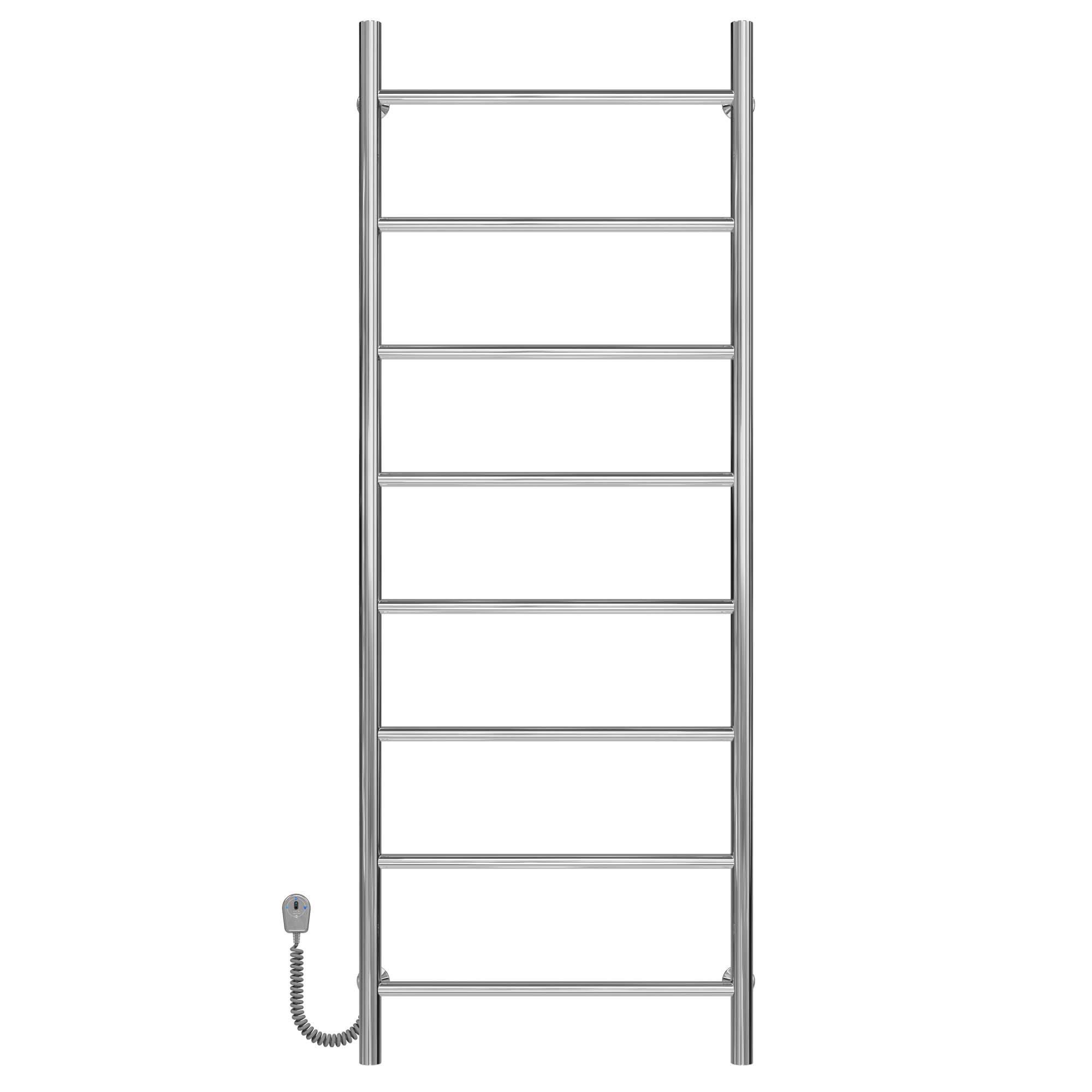 Полотенцесушитель электрический Deffi Орион П8 EF16 левое подключение нержавеющая сталь 500х1400 мм Хром (C.OR.140.50.8.ECL5)