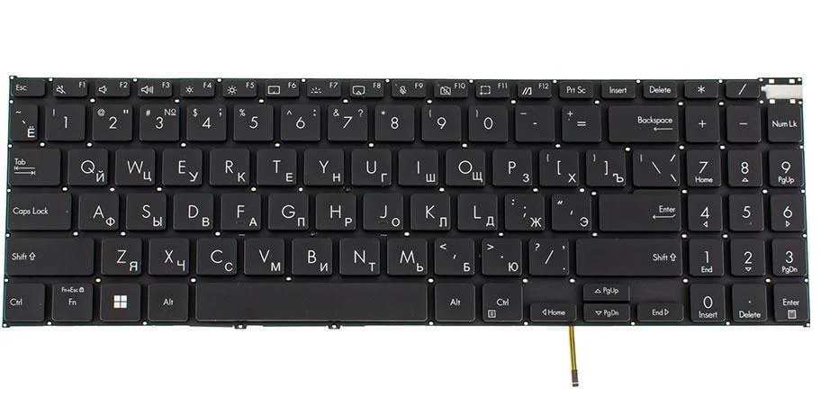 Клавиатура для ноутбука Asus X1603 Черный (171891)