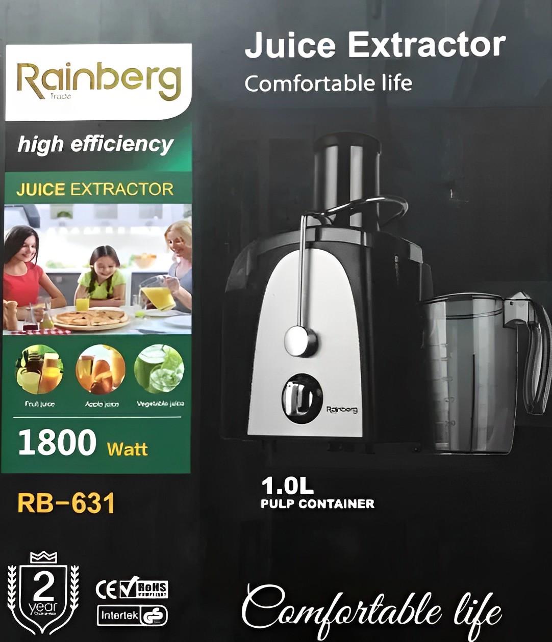 Соковыжималка электрическая Rainberg RB-631 1800 W - фото 2