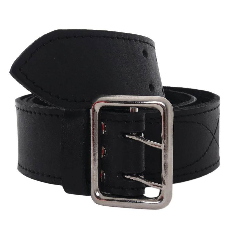 Ремень с пряжкой Портупея военный кожа до 120 см Черный Ремень с пряжкой Портупея военный кожа до 120 см Черный