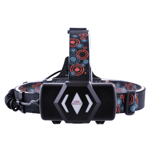 Фонарь налобный LUXURY T106 со светодиодом T6 + COB АКБ 18650х2 zoom 20 ч работы (69d8e12c)