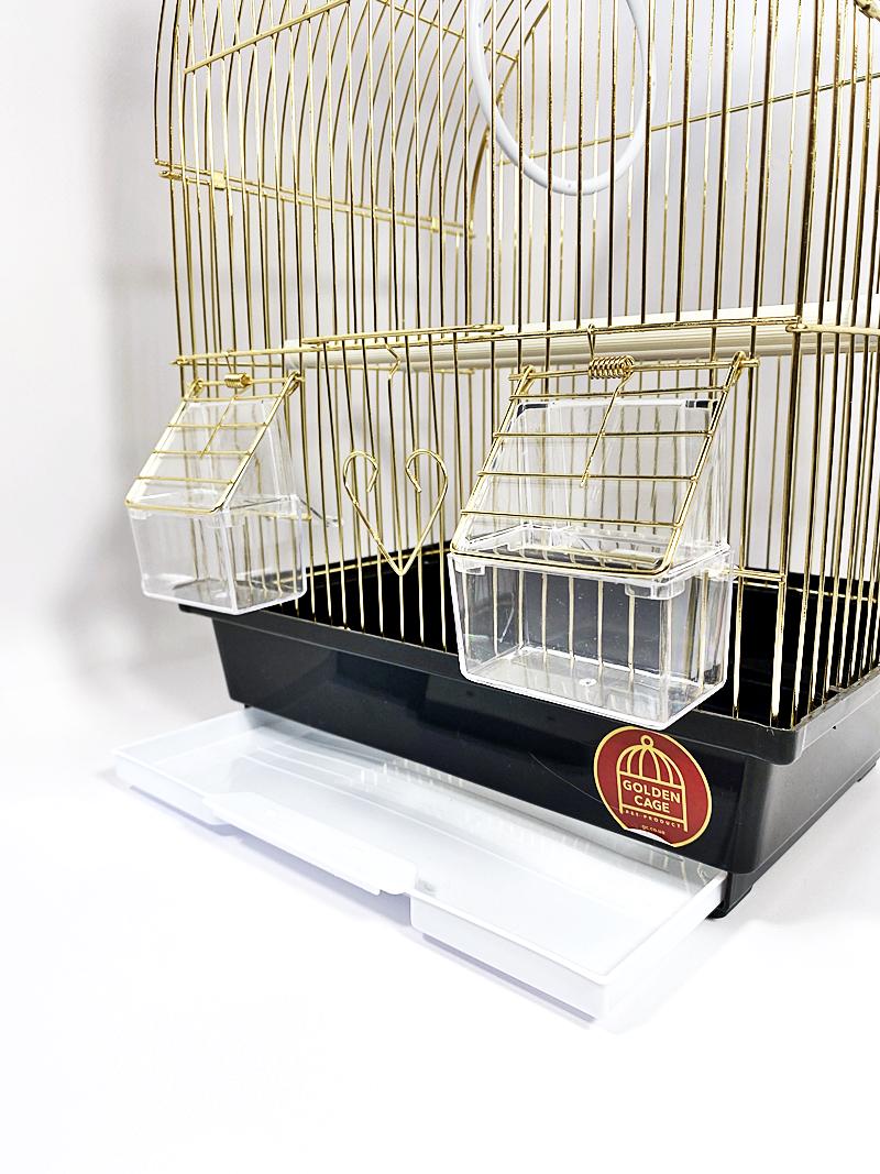 Клетка для птиц А100 30х23х39 см Gold (a100g) - фото 3 Клетка для птиц А100 30х23х39 см Gold (a100g) - фото 3