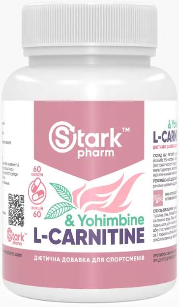 Жиросжигатель Stark Pharm L-Carnitine & Yohimbine 60 капсул