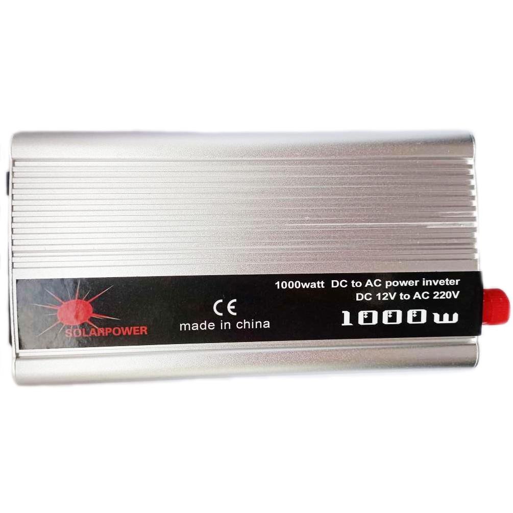 Автомобильный инвертор Himastar Solar Power Inverter 016 c 12V на 220V 1000W модифицированная синусоида Silver (11059)