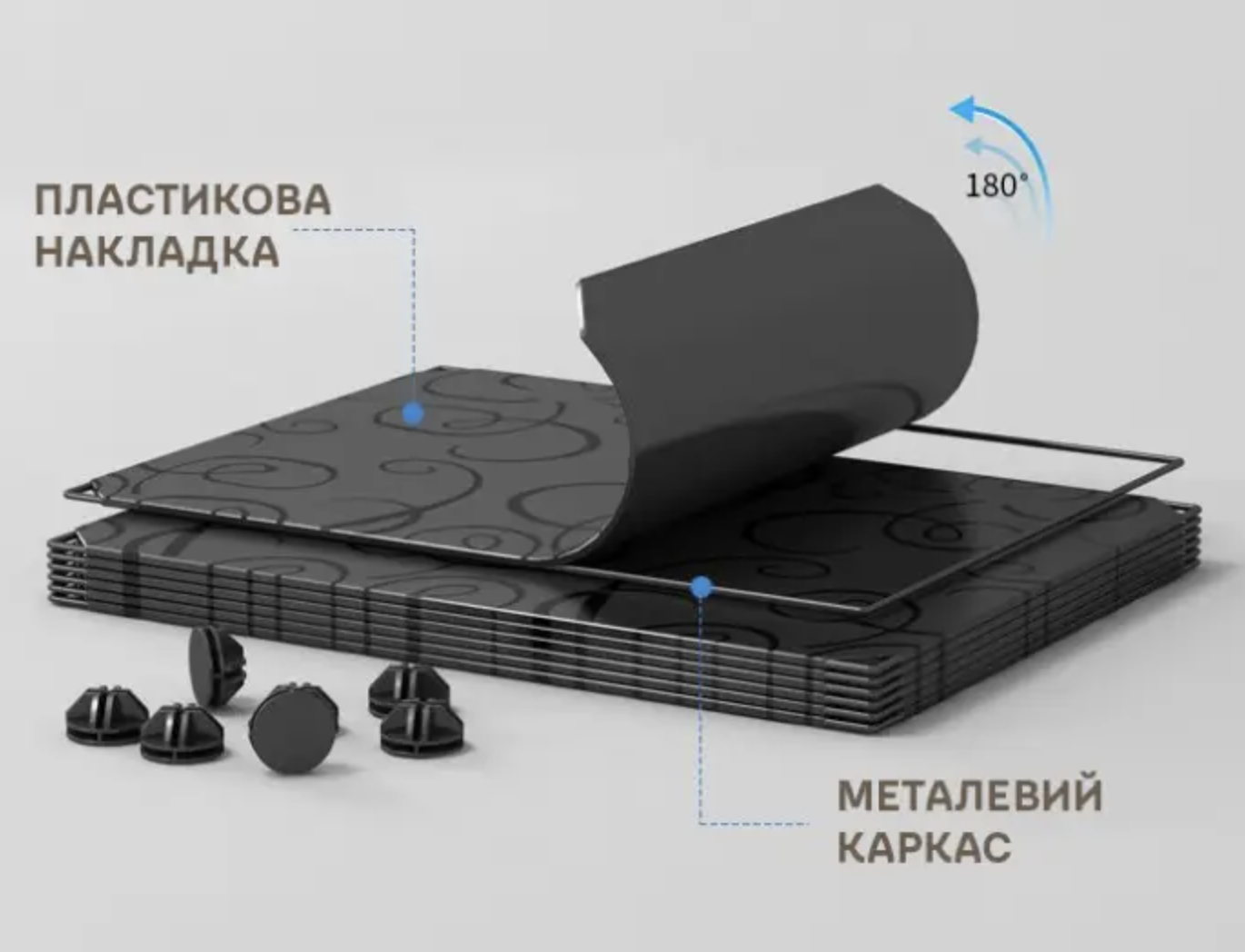 Шафа модульна пластикова для одягу та речей 16 секцій (Е500010) - фото 4