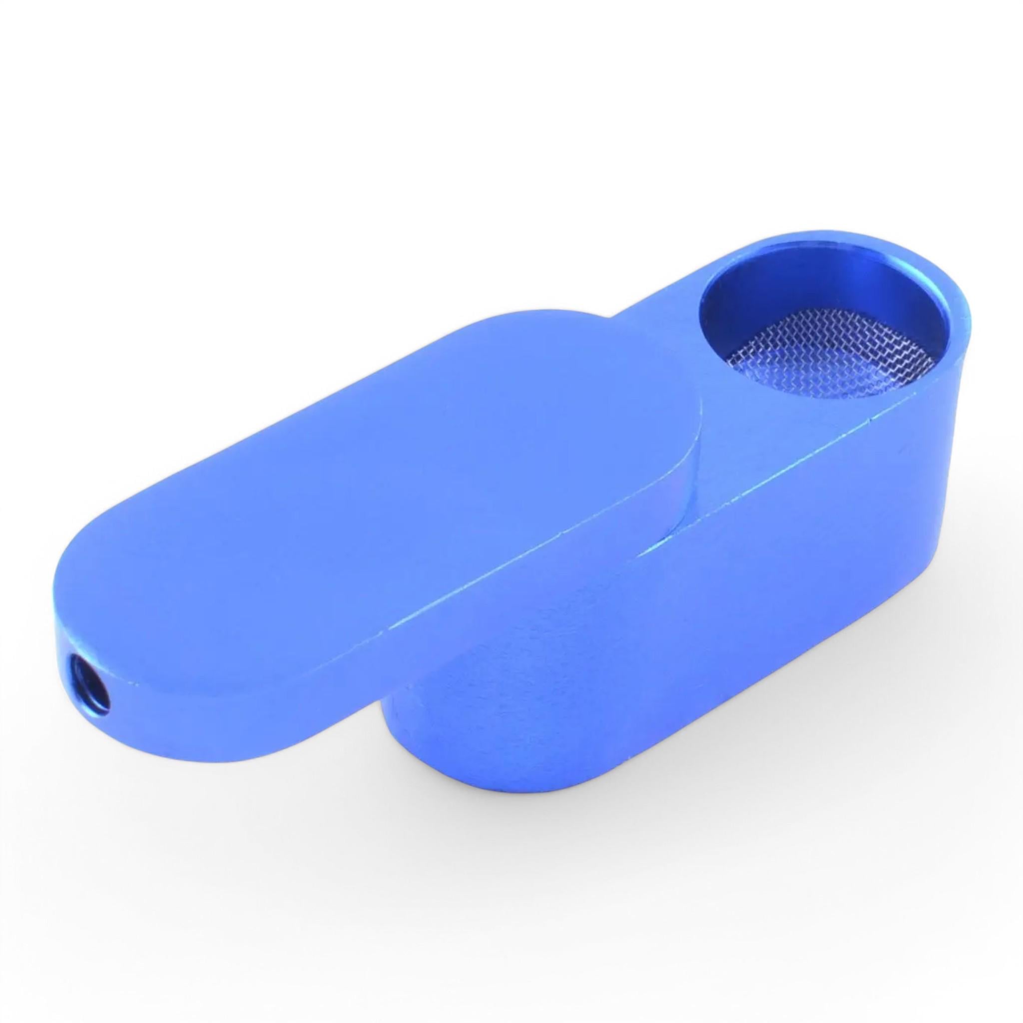 Люлька курильна-трансформер Pocket Metal кишенькова металева Blue (HL-317 Blue)