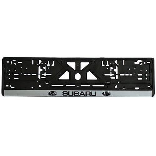 Рамка номерного знака Subaru пластиковая Черный